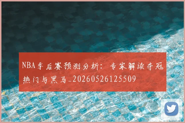 NBA季后赛预测分析：专家解读夺冠热门与黑马_20260526125509